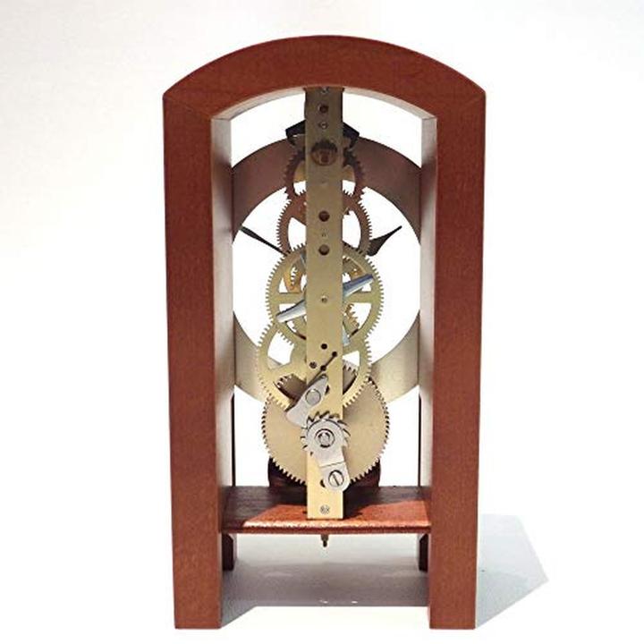 Image du produit Hermle Horloge squelette moderne avec pendule doré et cadran analogique