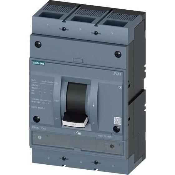Siemens, Schutzschalter, 3VA1563-5EF32-0AA0 Leistungsschalter 1 St. Einstellbereich Strom
