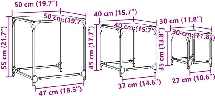 Image du produit vidaXL Satztisch