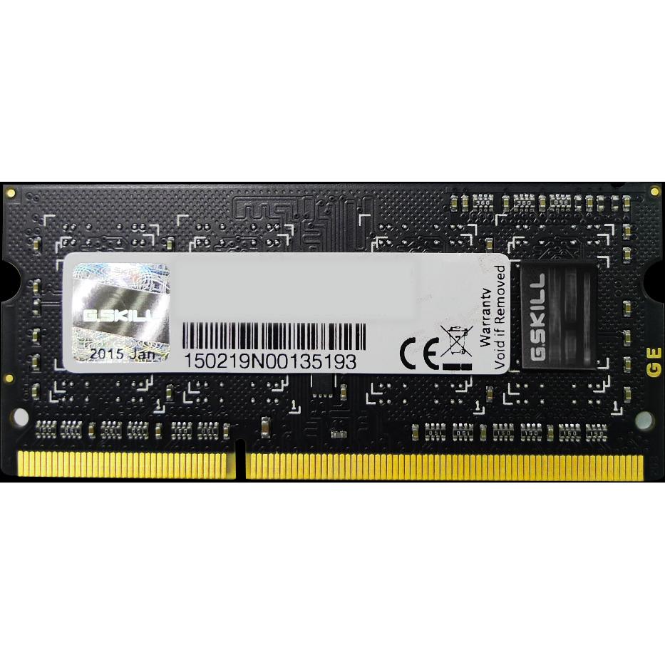 G.Skill Standard (1 x 8GB, 1333 MHz, DDR3-RAM, SO-DIMM), RAM, Schwarz