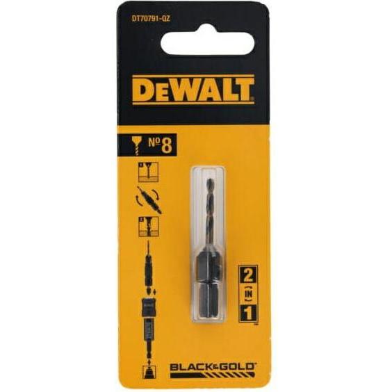 DeWalt, Punta da trapano, Vorbohrer mit Senker Nr. 8 Flip+Drive (8)
