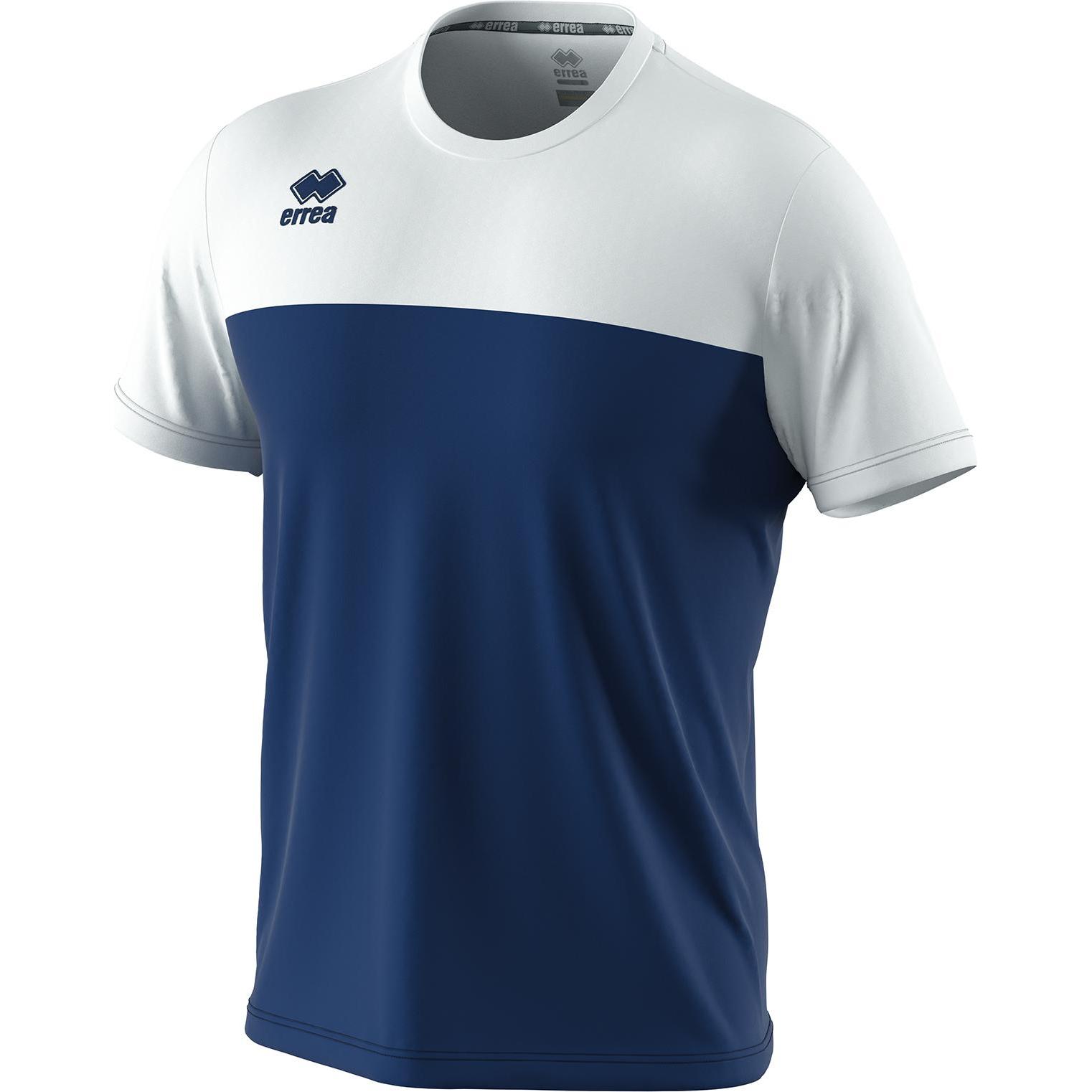Errea, Herren, Sportshirt, Brandon Shirt S/S Ad (XL), Blau, XL