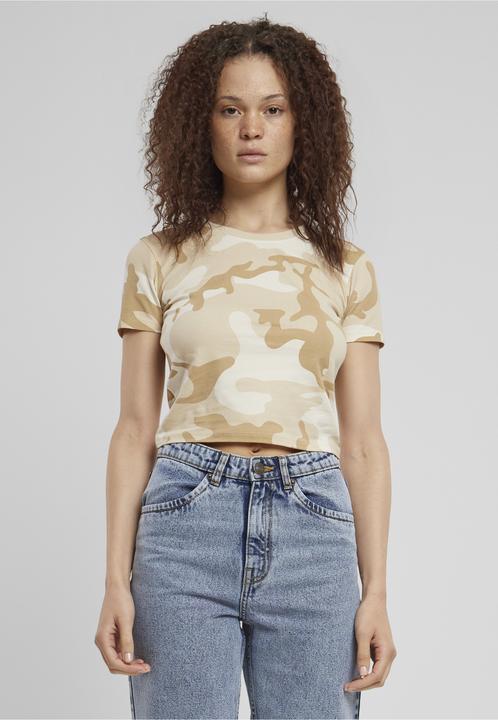 Produktbild Urban Classics Ladies Cropped Camo Tee - 137885 (M)