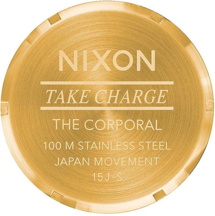 Actual product image Nixon Corporal SS All Gold (Analogue wristwatch, 48 mm)