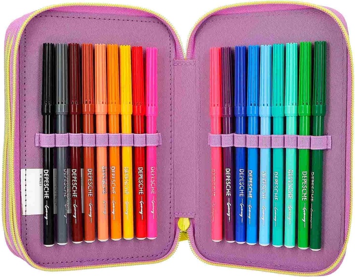 Actual product image Depesche Pencil case Triple TOPModel with front pocket