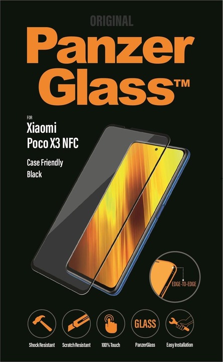 Actual product image PanzerGlass Case Friendly (1 Piece, Xiaomi Poco X3 NFC, Xiaomi Poco X3 Pro)