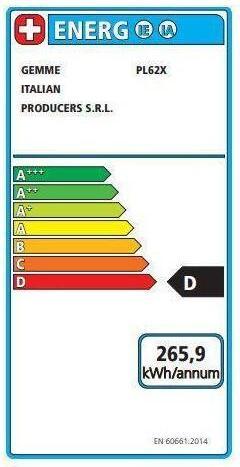 Energy Label Lelit Mara PL62X