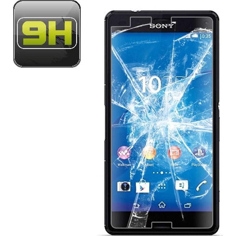 Protectorking 4x echtes Tempered 9H Panzerhartglas 3D KLAR (4 Stück, Sony Xperia Z3 Compact), Smartphone Schutzfolie, Tr...
