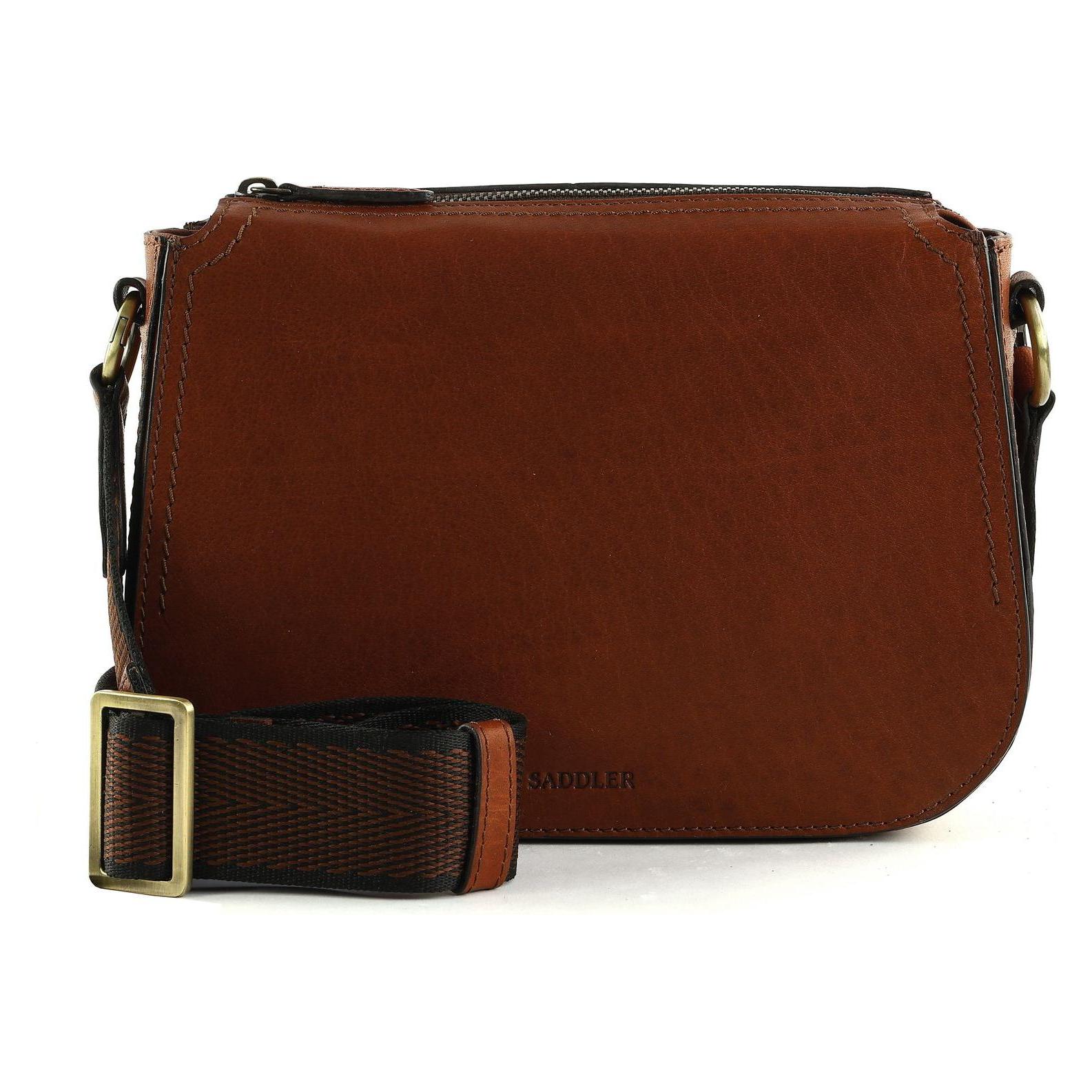 Saddler, Damen, Handtasche, Nisa Shoulder Bag, Braun