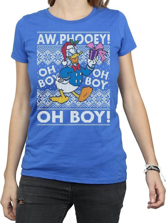 Image du produit Disney - T-shirt DONALD DUCK CHRISTMAS FAIR ISLE - Femme (XL)