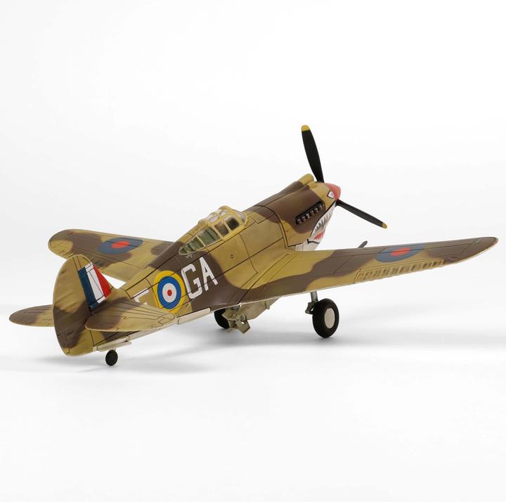 Actual product image Carson 1:72 US Curtiss P-40B Tomahawk Mk.IB RAF