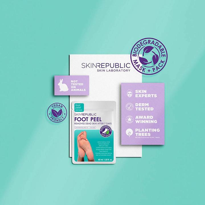 Image du produit Skin Republic Foot Peel (Crème et gel pour les pieds, 40 ml)