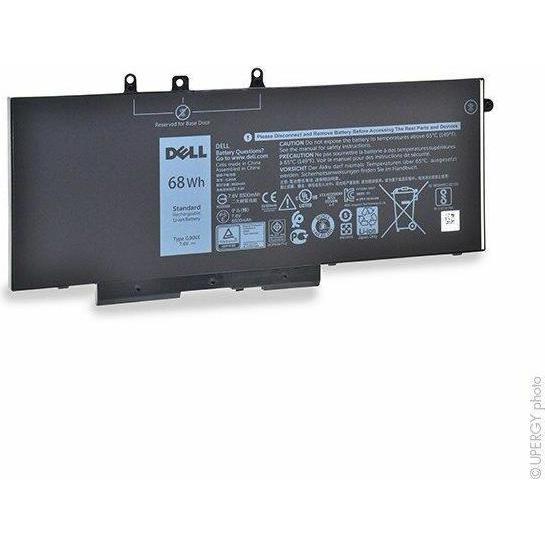 Dell Main Battery Pack 7.6V 68Wh 8500mAh (4 Zellen, 8500 mAh), Notebook Akku