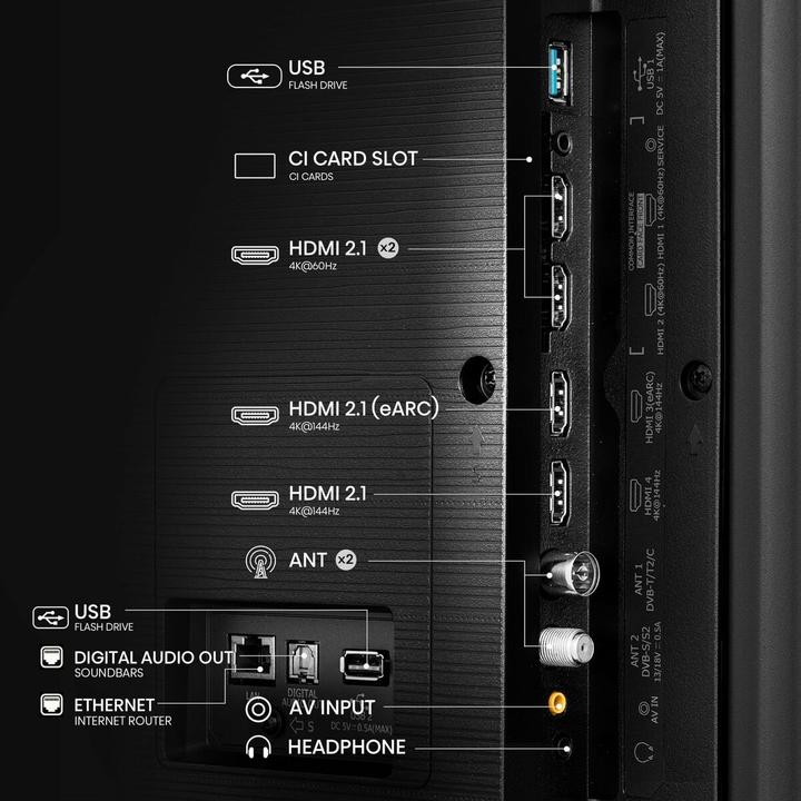 Immagine prodotto Hisense TV 85U7NQ (85", U7N, Mini-LED, 4K, 2024)