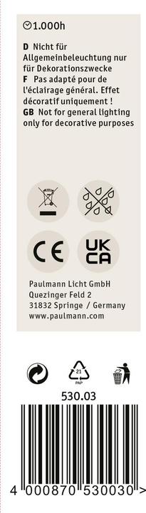 Actual product image Paulmann Cosylight (E14, 3 W, 1 lm, 1 x)