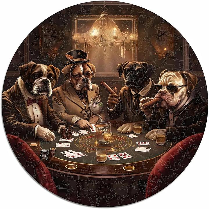 Produktbild Iconic Dogs Playing Poker (200 Teile)