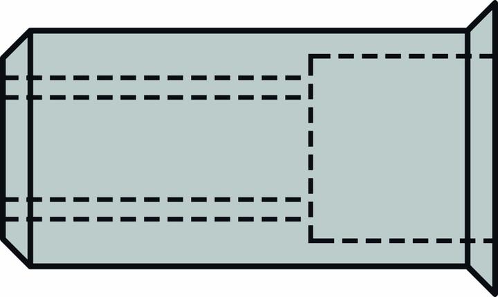 Image du produit SFS Gesipa Écrou à sertir en aveugle Alu petite tête M8 x 11 x 17 mm