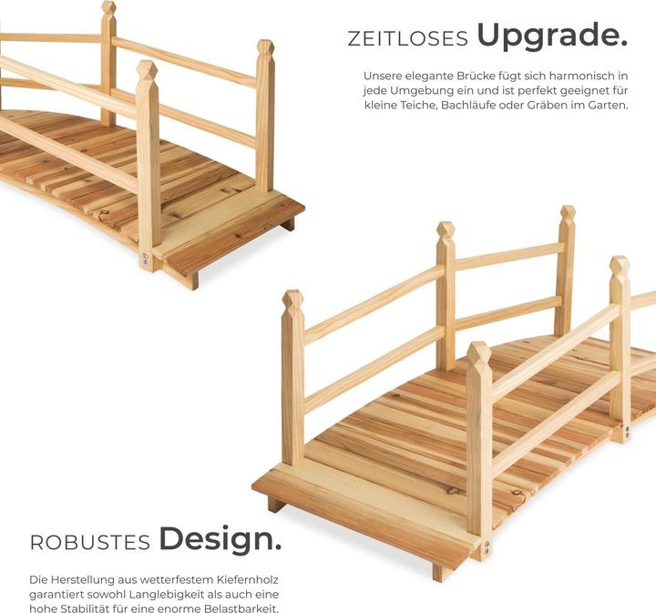 Produktbild tectake Gartenbrücke