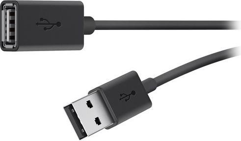 Produktbild Belkin USB-Verlängerungskabel (3 m, USB 2.0, 2.50 W)