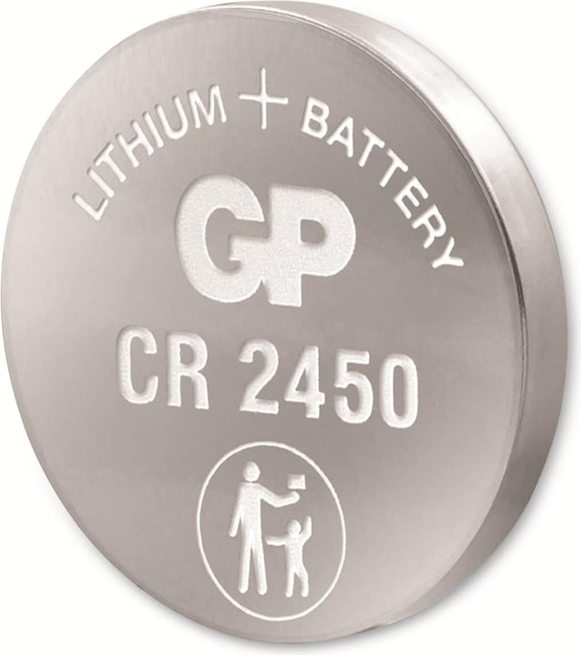 Produktbild GP Batteries Knopfzelle Lithium CR2450, 5er (5 Stk., CR2450, 610 mAh)
