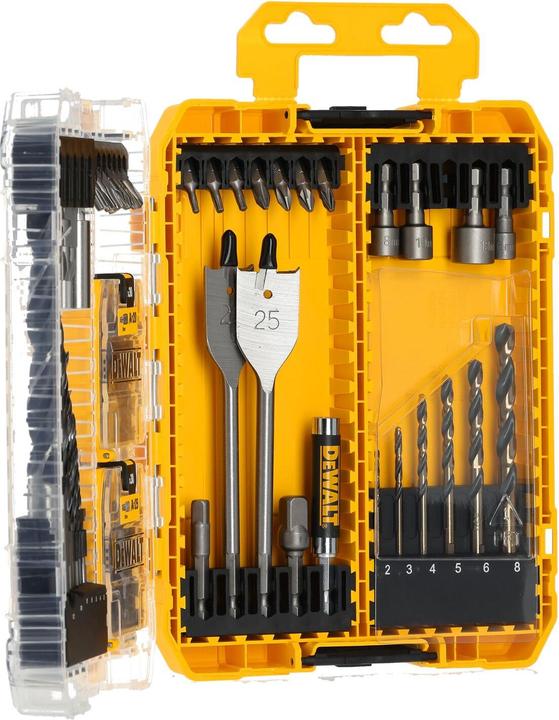 Produktbild DeWalt Bit und Bohrer-Set (Innensechsrund TX, Kreuz Phillips PH, Kreuz Pozidriv PZ)