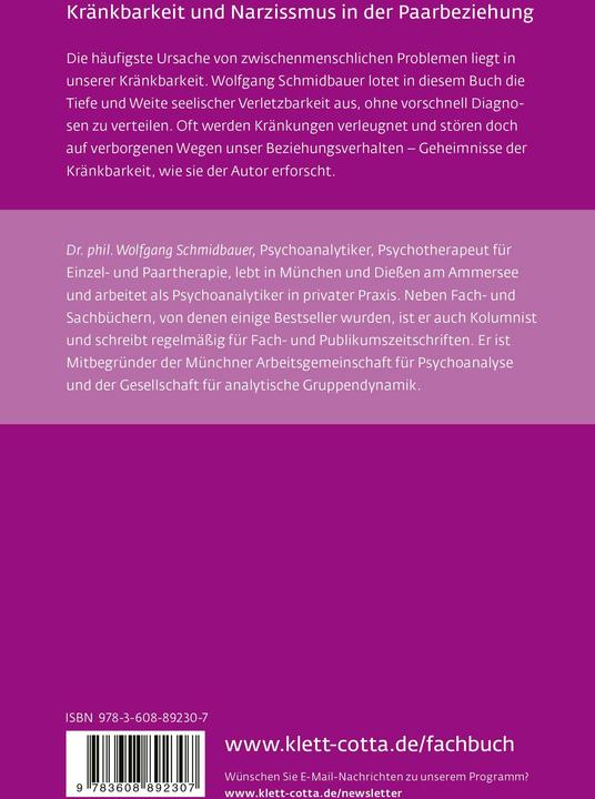 Produktbild Die Geheimnisse der Kränkung und das Rätsel des Narzissmus (Deutsch, Wolfgang Schmidbauer, 2018)