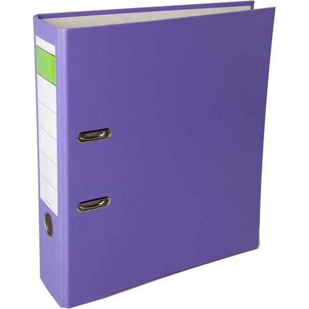 Falken, Ordner, Ordner DIN A4 verschiedene Farben und Modelle - Farbe violett breit (A4, 80 mm, 14 x)