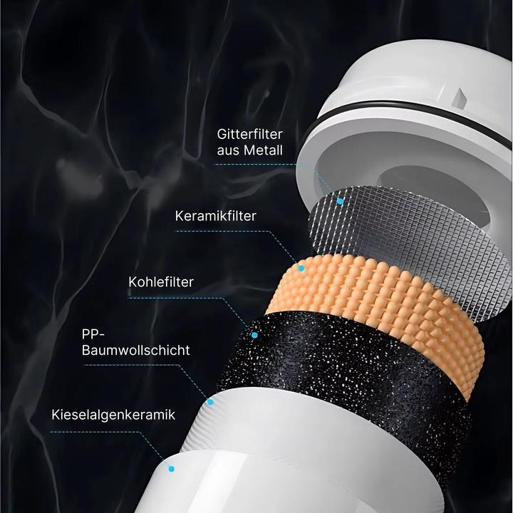 Image du produit Hermex Purificateur d'eau du robinet Filtre à eau pour robinet de cuisine