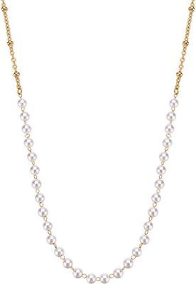 Actual product image Brosway - Gold plated necklace with synthetic pearls Essential BNL038