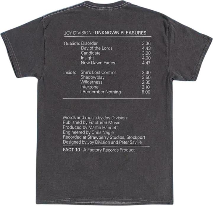 Produktbild Joy Division Unknown Pleasures TShirt (XL)