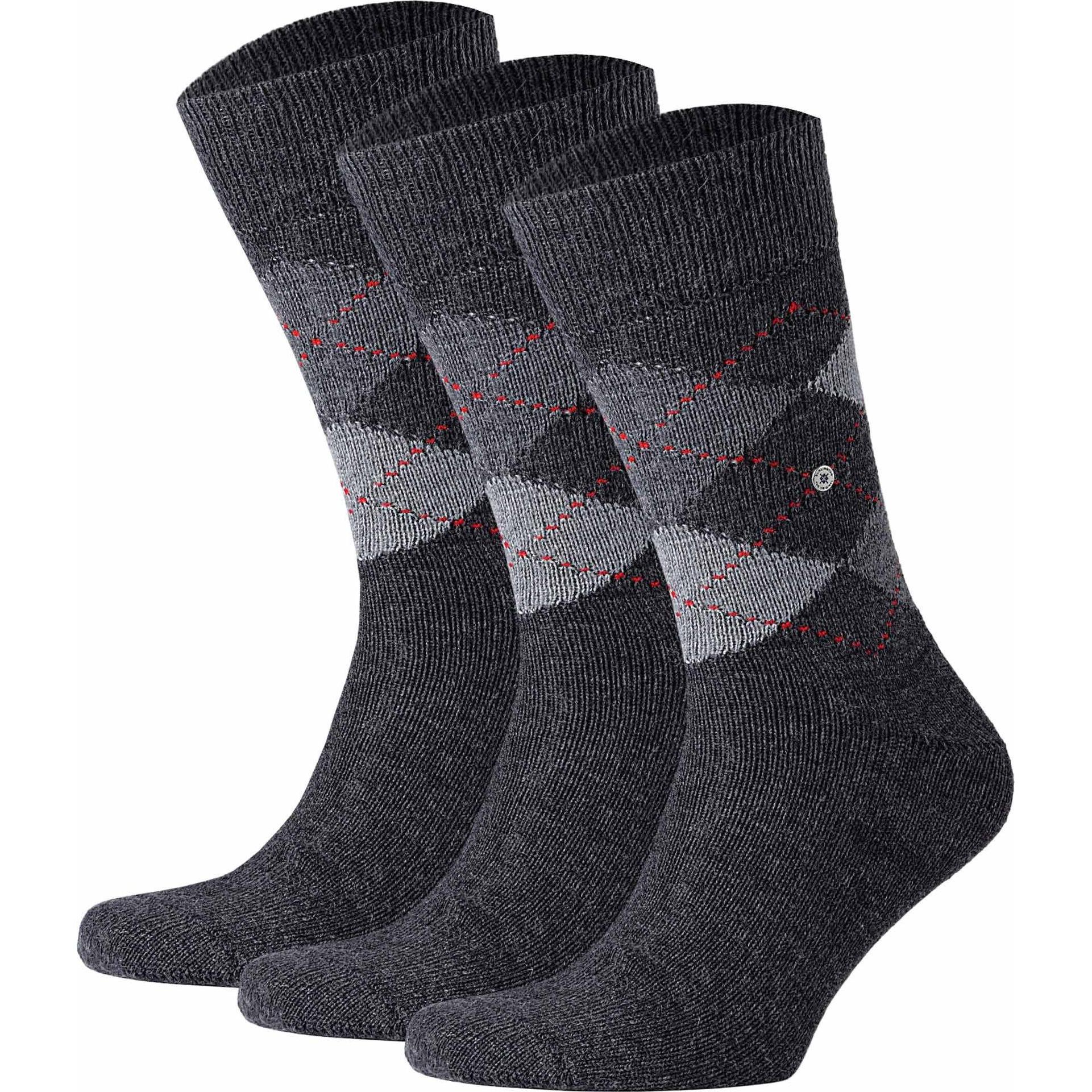 Burlington, Herren, Socken, Preston, Mehrfarbig, (3er Pack, 40 - 46)