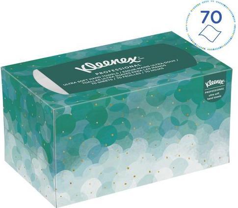 Produktbild Kleenex Handtücher 1-lagig Soft weiss (70 x)