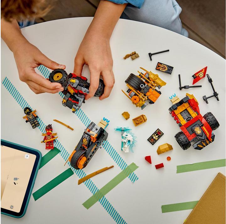 Produktbild LEGO Kais und Coles Kombi-Flitzer (71864, LEGO Ninjago)