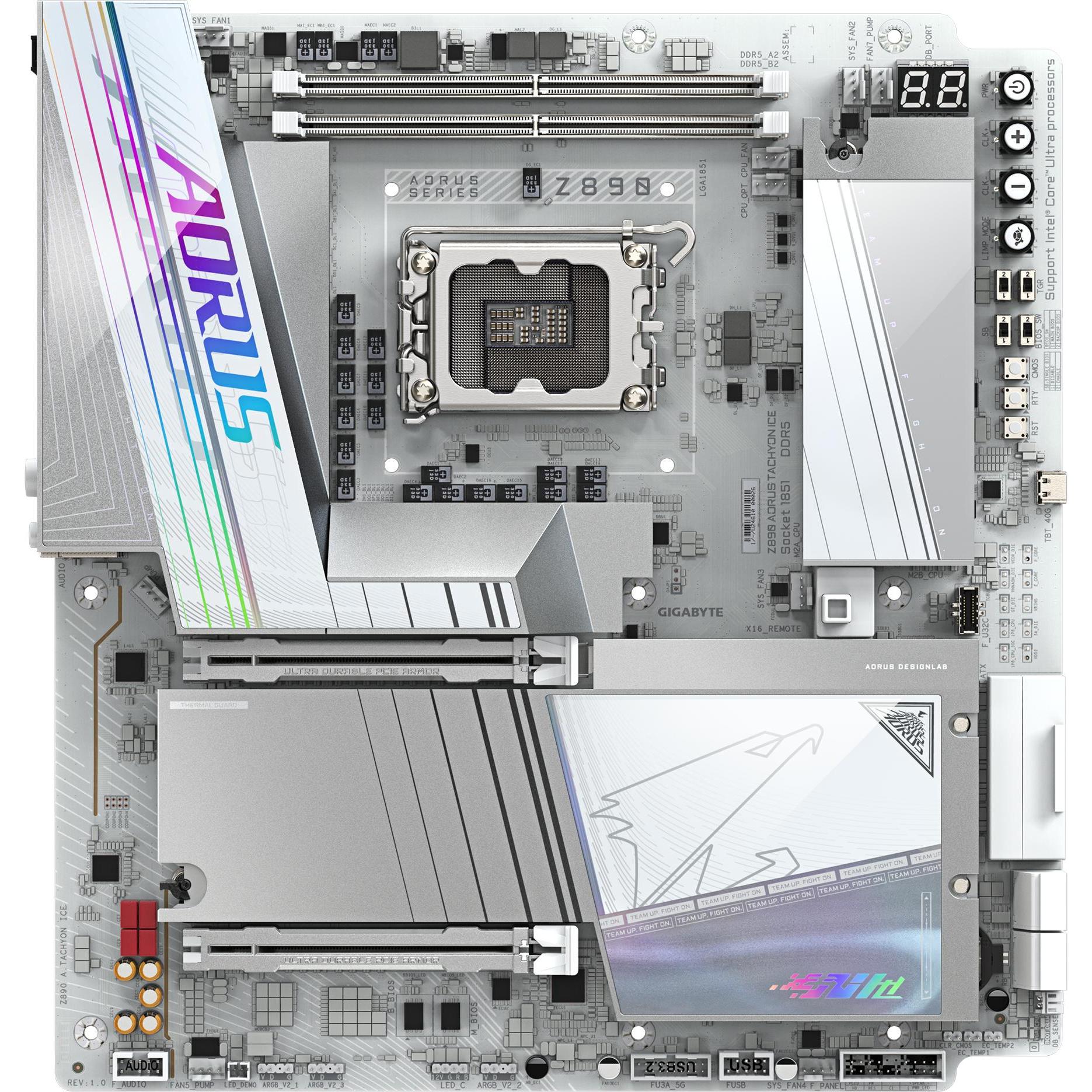 Gigabyte Z890 AORUS Tachyon ICE (Z890,S1851,eATX,DDR5) (LGA 1851, Intel Z890), Mainboard