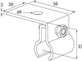 Actual product image Fischer Dachhaken Kalzipdach DLA K A2 (Solar system mounting material)