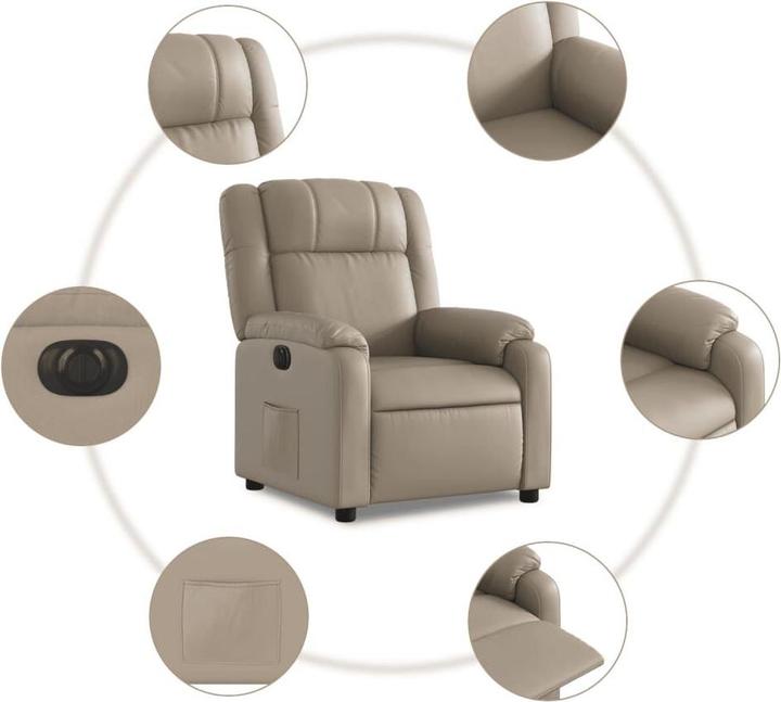 Produktbild vidaXL Relaxsessel Elektrisch Kunstleder