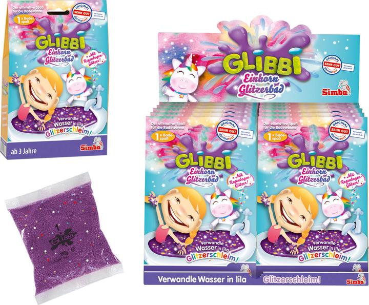 Produktbild Simba Glibbi Einhorn Glitzerbad
