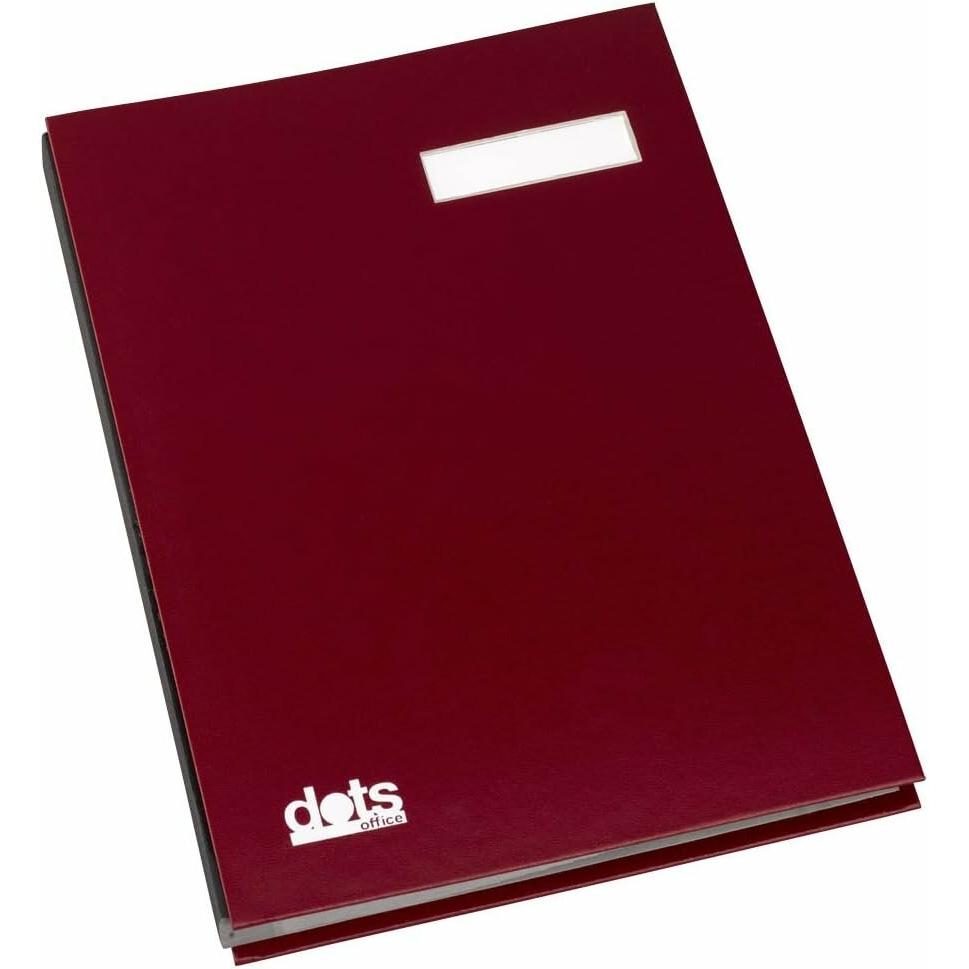 Dots, Busta portadocumenti, Cartella firma 20 scomparti rosso (A4, 1 x)