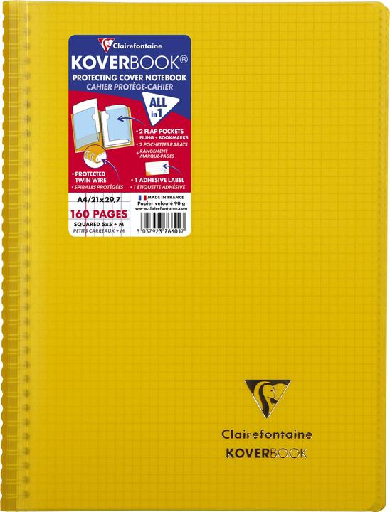 Actual product image Clairefontaine Koverbook (A4, Checked, Hardcover)