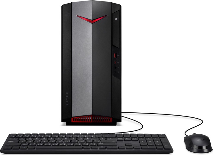 Actual product image Acer Gaming PC Nitro 50 (N50-610) RTX 3060 Ti (Intel Core i7-10700, 16 GB, 1000 GB, GeForce RTX 3060 Ti)