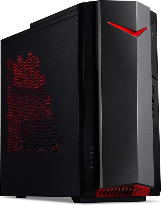 Actual product image Acer Gaming PC Nitro 50 (N50-610) RTX 3060 Ti (Intel Core i7-10700, 16 GB, 1000 GB, GeForce RTX 3060 Ti)
