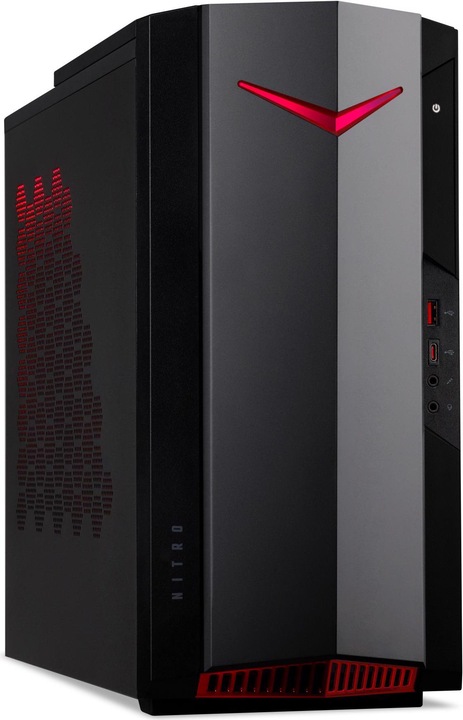 Actual product image Acer Gaming PC Nitro 50 (N50-610) RTX 3060 Ti (Intel Core i7-10700, 16 GB, 1000 GB, GeForce RTX 3060 Ti)