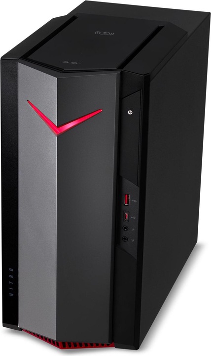 Actual product image Acer Gaming PC Nitro 50 (N50-610) RTX 3060 Ti (Intel Core i7-10700, 16 GB, 1000 GB, GeForce RTX 3060 Ti)