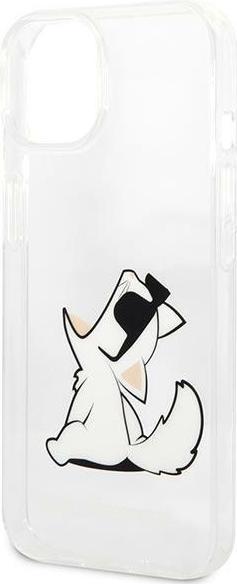 Actual product image Karl Lagerfeld iPhone 14 PC/TPU Choupette Eat Case for (Apple iPhone 14, Apple iPhone 13, Apple iPhone 15)