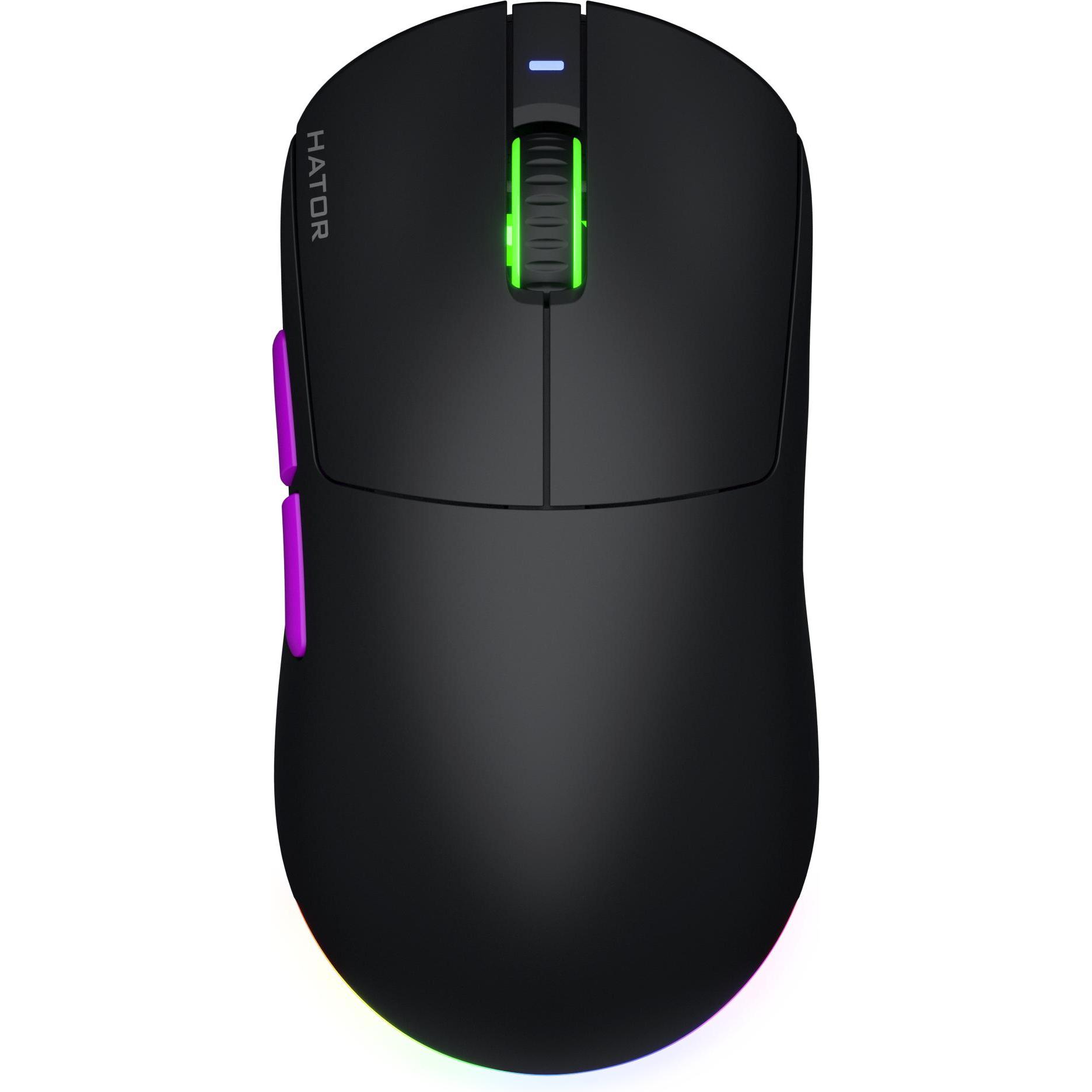 Hator Quasar 3 Ultra 8K Wireless (Kabellos), Maus, Schwarz