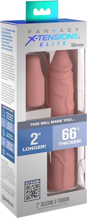 Actual product image Pipedream FXTE 8 Sleeve with 2 Plug Ligh