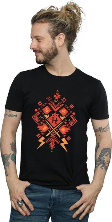 Actual product image Mens Christmas Fair Isle T-Shirt (3XL)