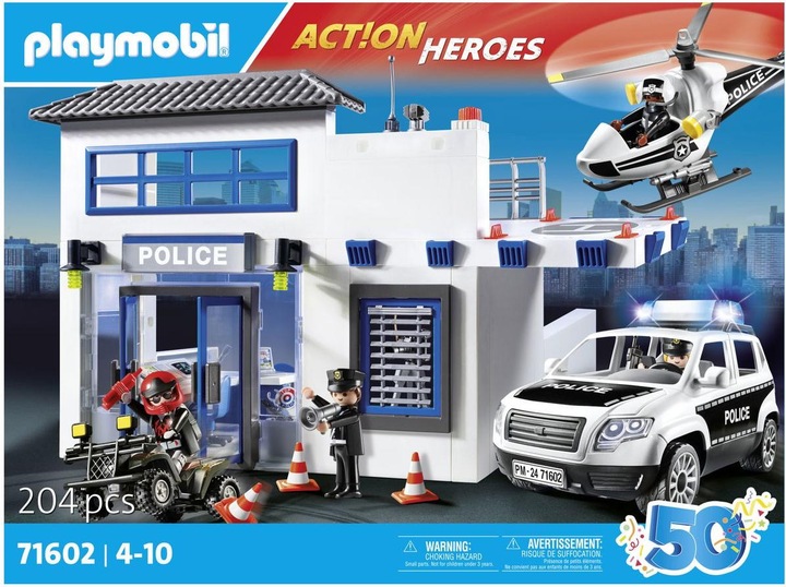 Image du produit Playmobil 71602 Poste de police (71602, Playmobil Action Heroes)