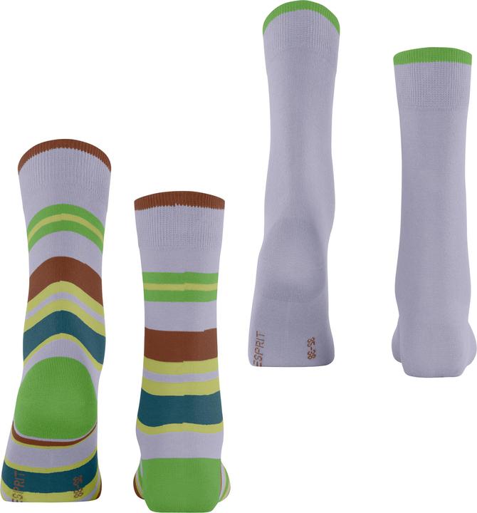 Produktbild Esprit Retro Stripe 2-Pack Damen (2er Pack, 39 - 42)