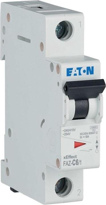 Produktbild Eaton Sicherungsautomat 1-polig Typ C 6A
